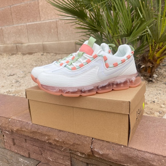 Lime and Pink Bubble Sneakers 🥝 - Picture 2 of 5